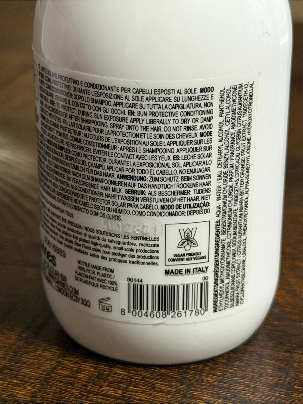 Davines SU Hair Milk - 4.5 Fl oz/ 135ml-new not used